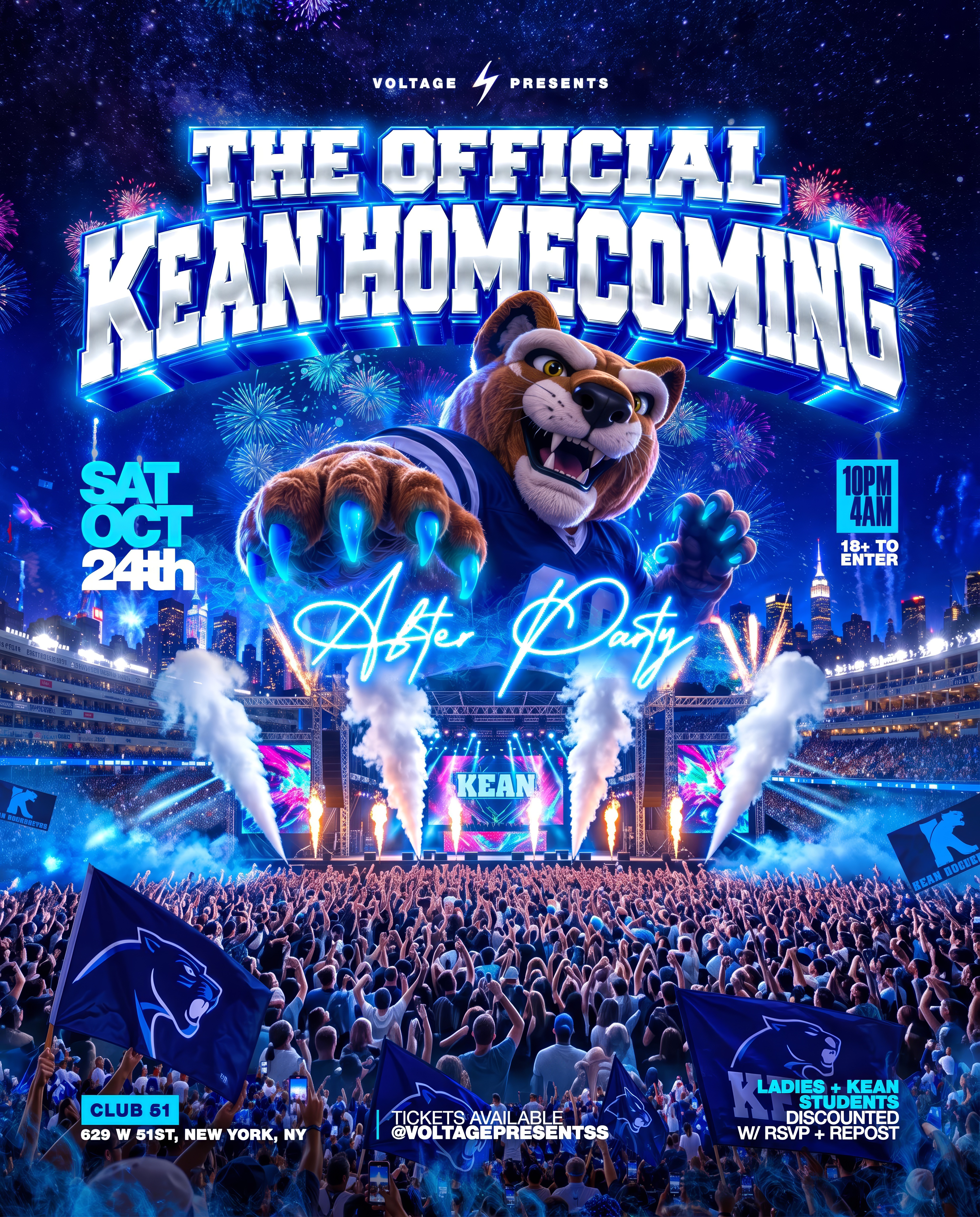 KEAN HOMECOMING PARTY (18+)  
