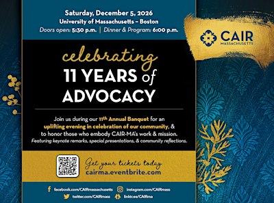CAIR-MA Annual Banquet