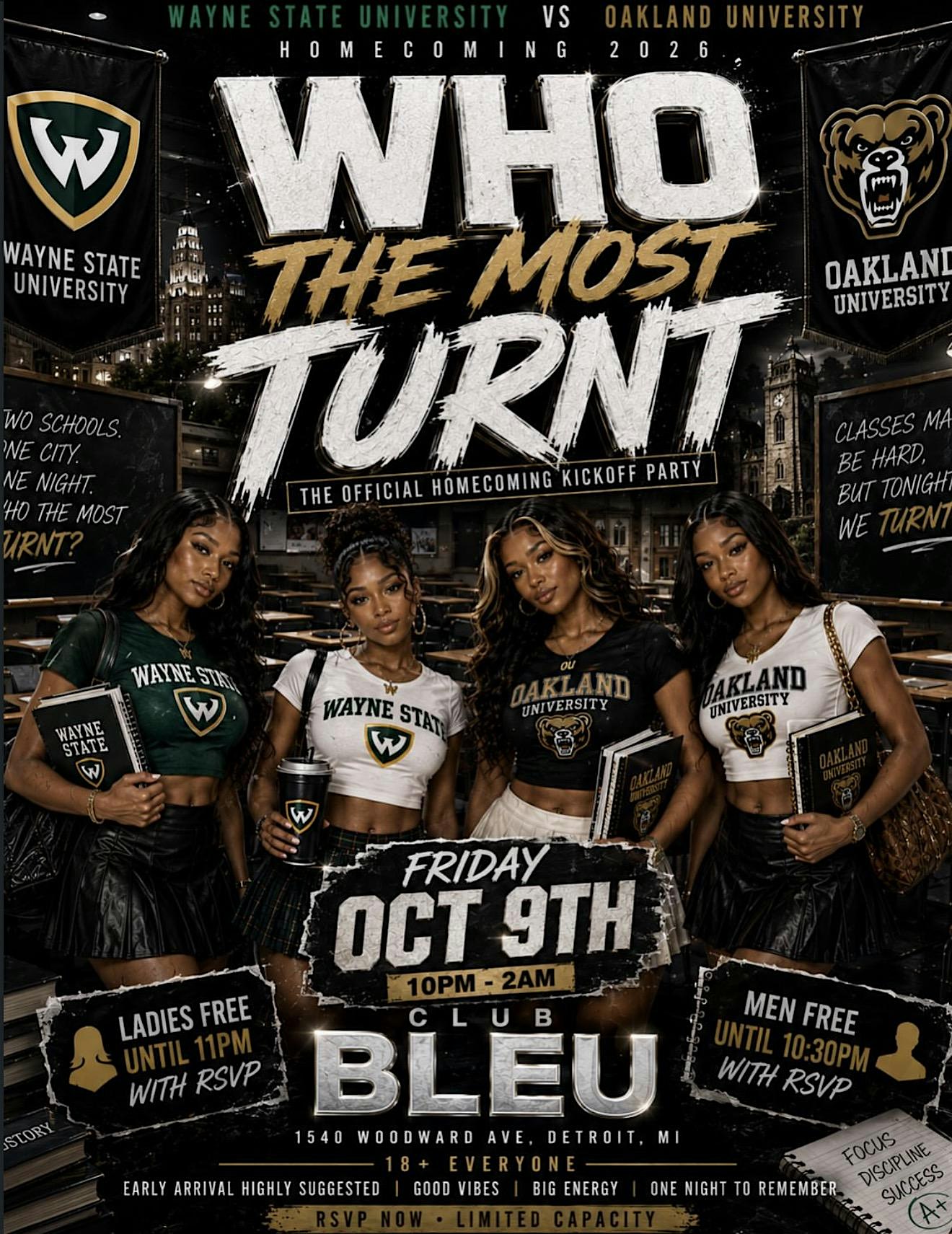 WSU VS OAKLAND WHO THE MOST TURNT