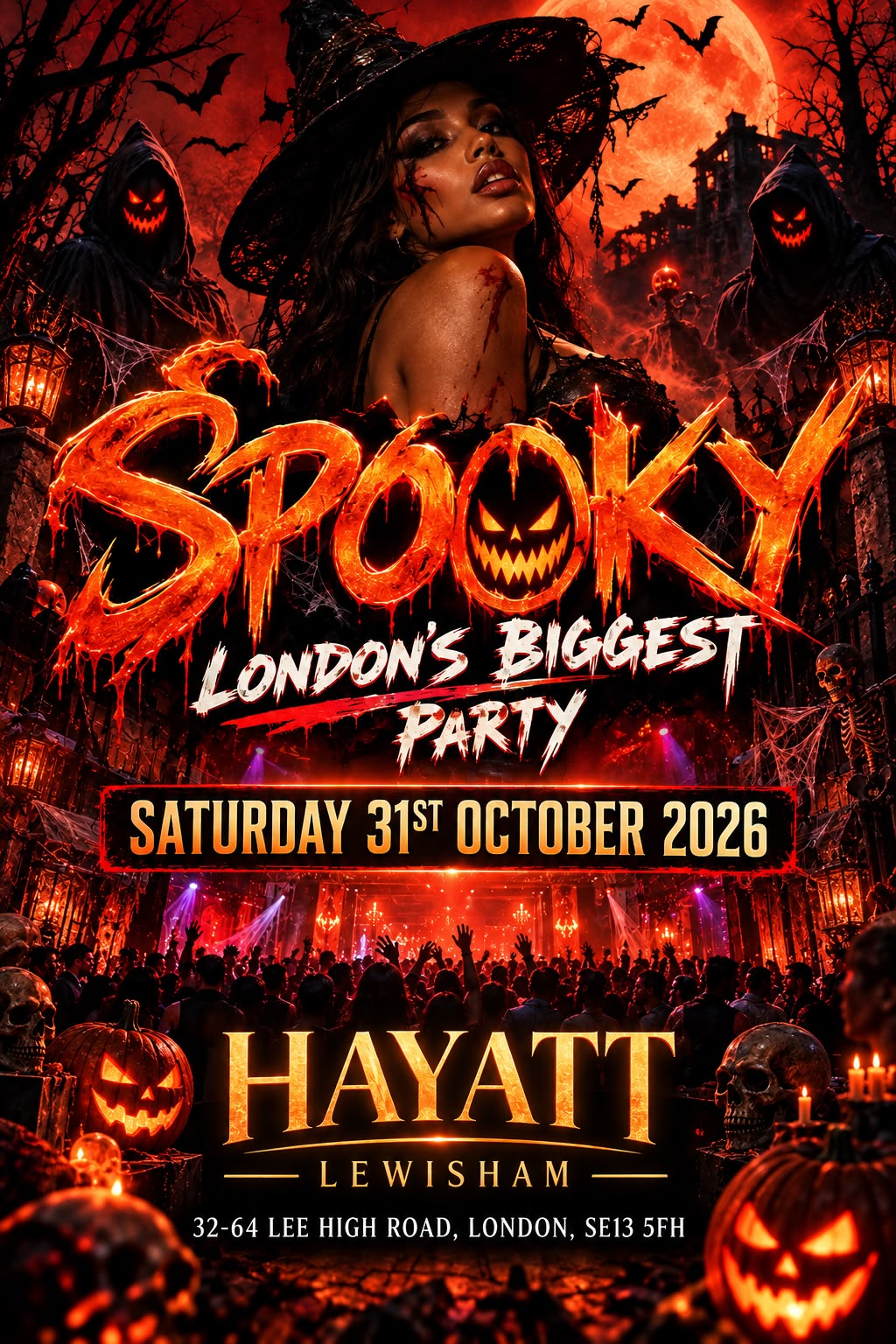 Spooky - LONDON'S BIGGEST HALLOWEEN PARTY