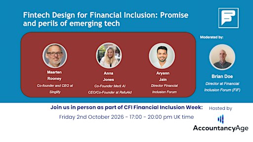 Fintech Design for Financial Inclusion: promise and perils of emerging tech