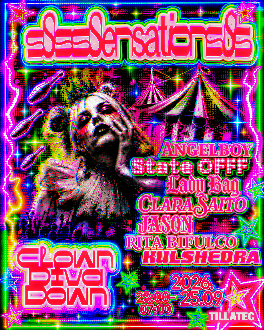sSSsSensationsSs: CLOWN DIVA DOWN