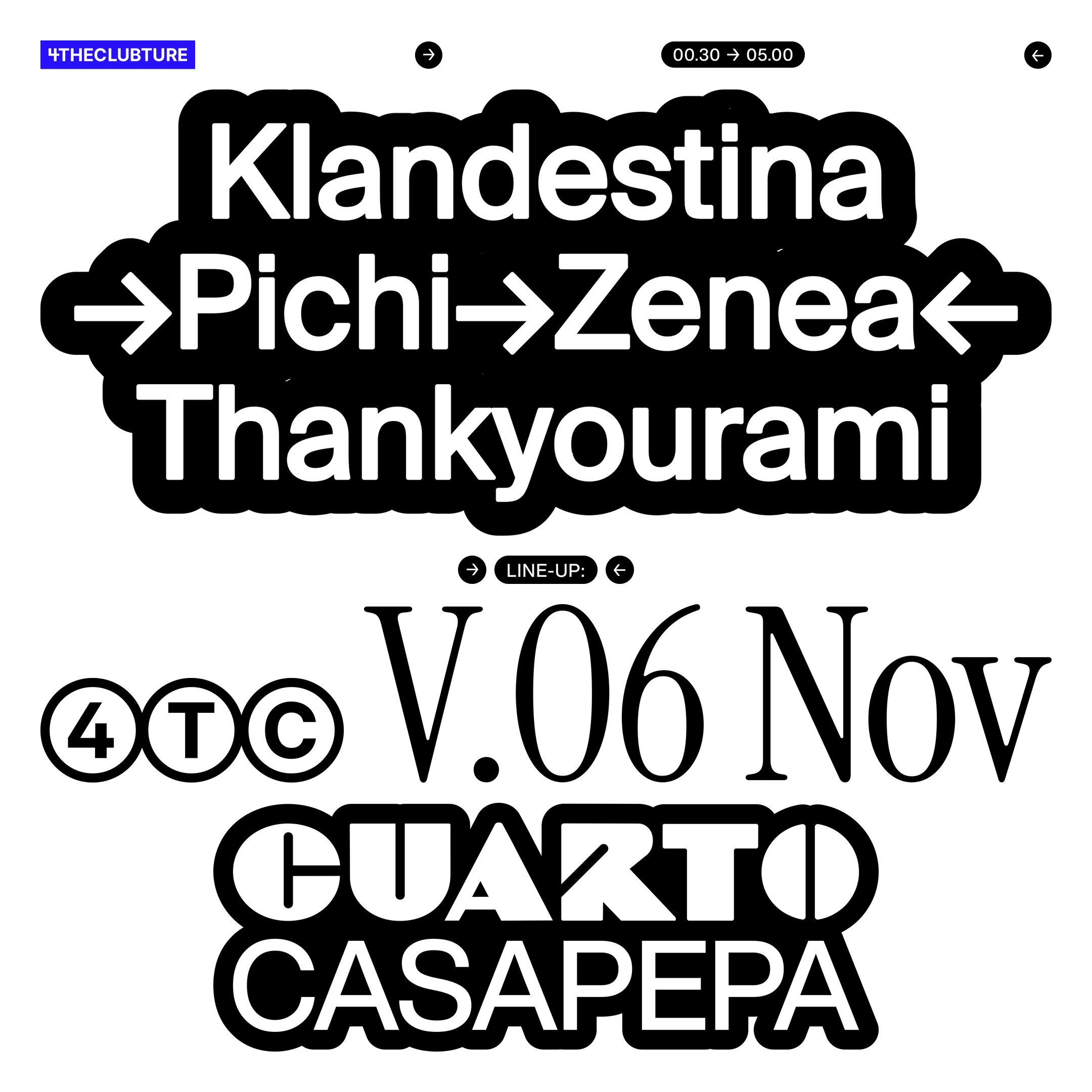 4theclubture en el Cuartoº de Casa Pepa