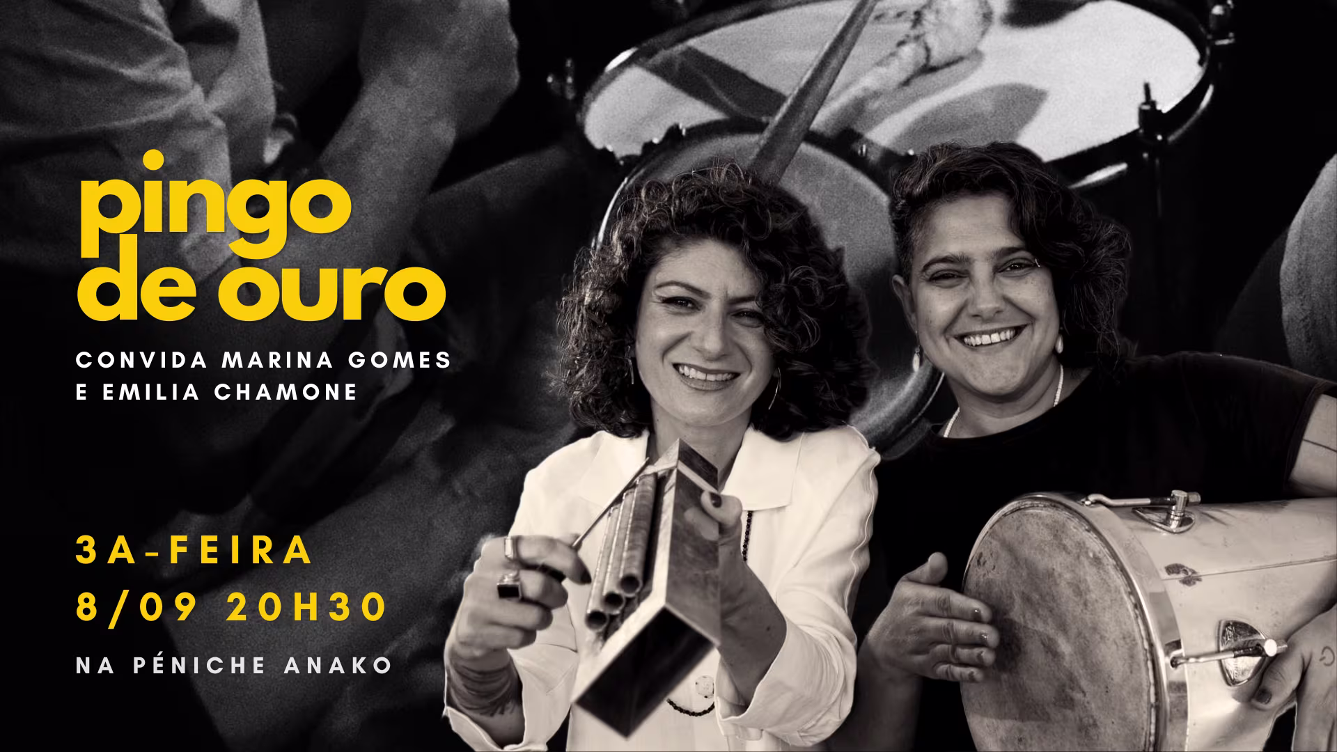 Pingo De Ouro Convida Marina Gomes E Emilia Chamone