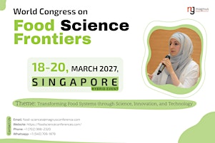 World Congress on Food Science Frontiers (Food Frontiers 2027)