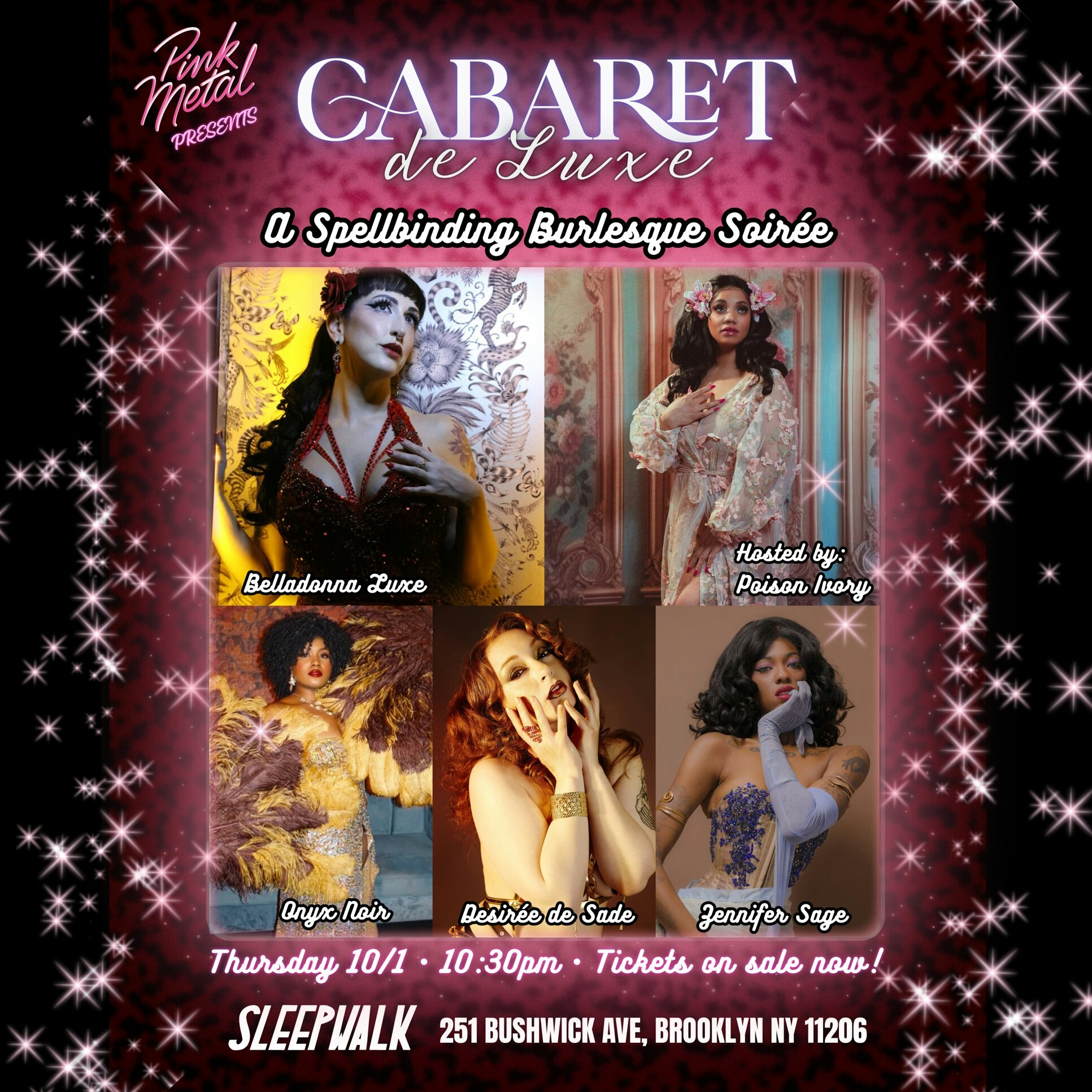Pink Metal Presents: CABARET DE LUXE