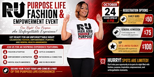Purpose Life Fashion & Empowerment Event