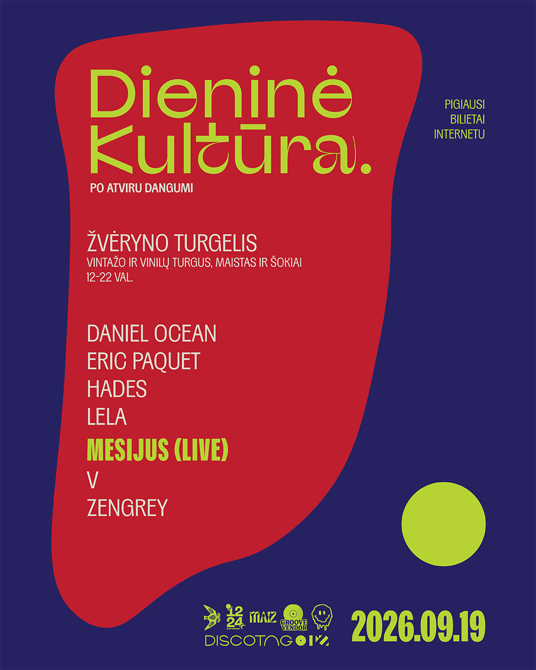 DIENINĖ KULTŪRA - ŽVĖRYNAS, VILNIUS