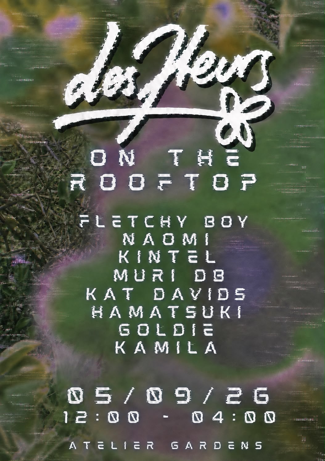 des fleurs (on the rooftop)