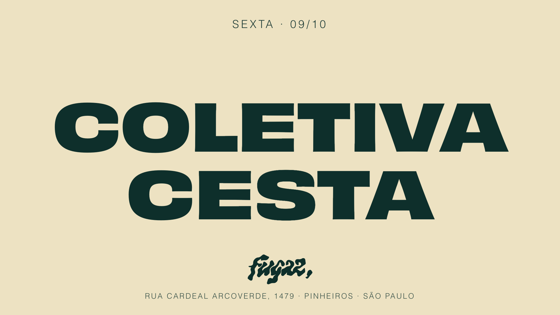 Fugaz recebe Coletiva Cesta