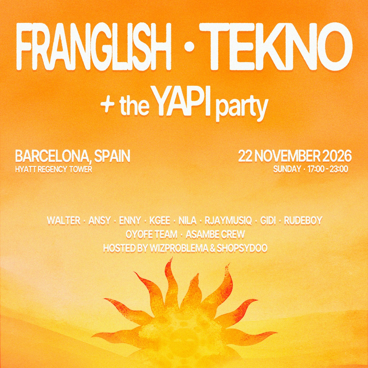 RHAPSODIA 3: FRANGLISH x TEKNO x YAPI.