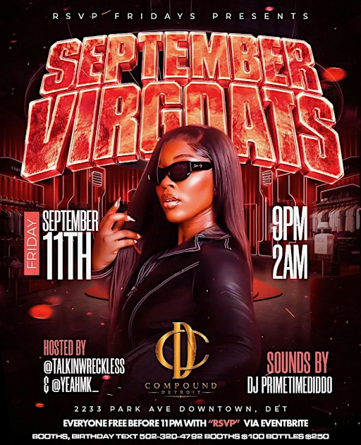 RSVP Fridays @ Compound (Everyone Free Till 11pm w/ RSVP)