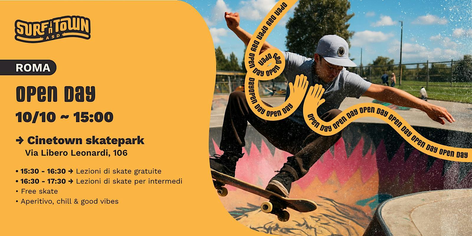 OPEN DAY - SKATE & CHILL - Roma