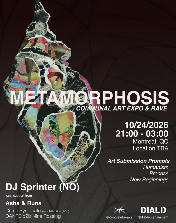 METAMORPHOSIS with DJ Sprinter: Communal Art Expo & Rave