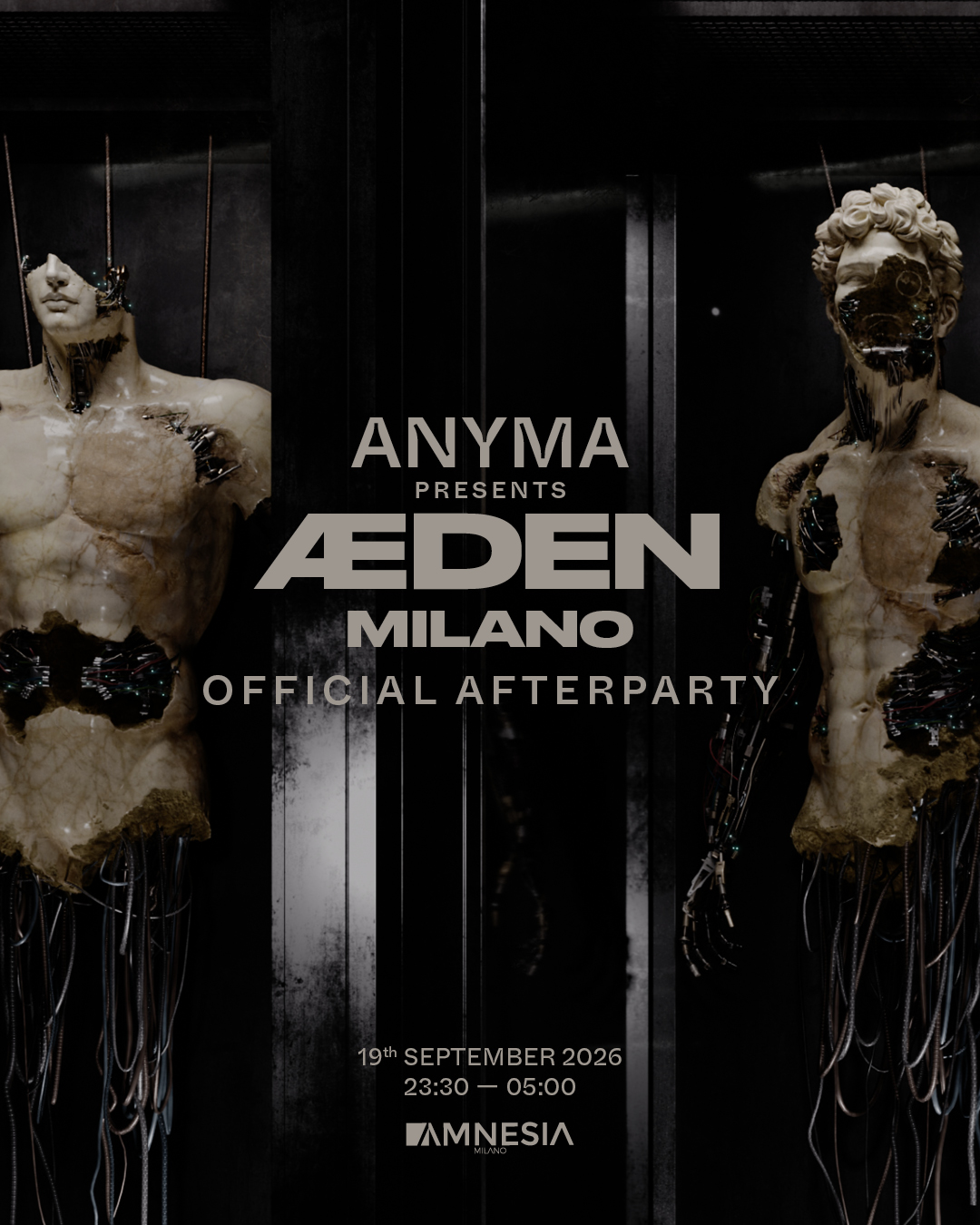 ANYMA presents AEDEN MILANO official apfterparty
