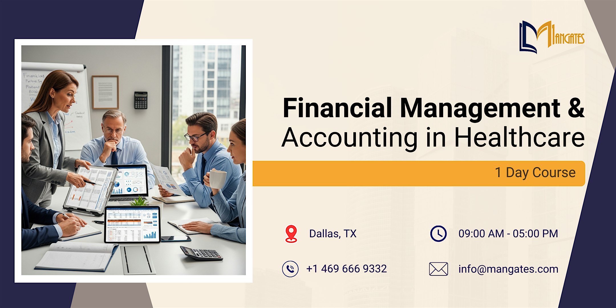 Financial Management & Accounting for Healthcare: 1 Day Course, Dallas, TX