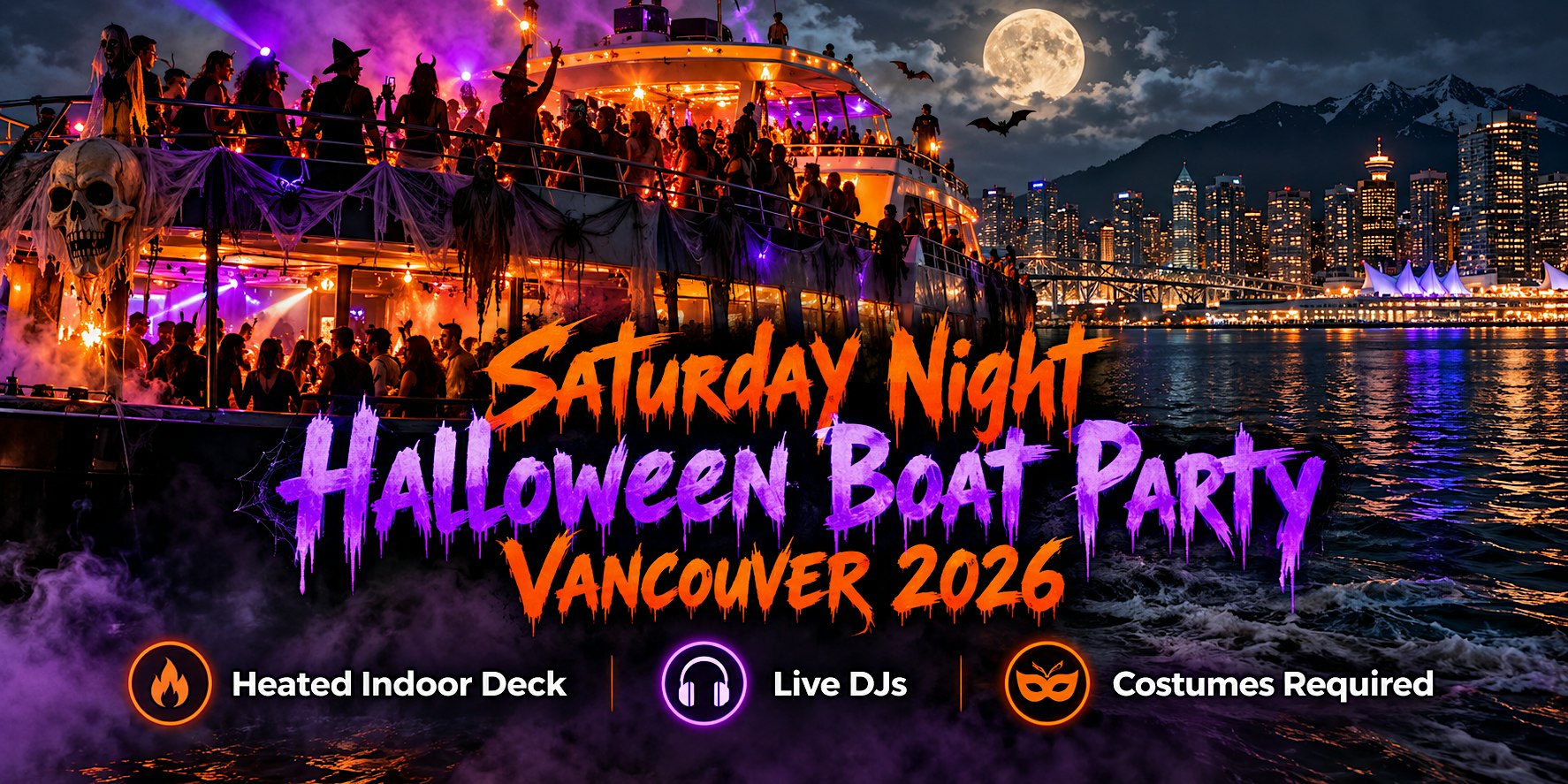 HALLOWEEN HAVOC BOAT PARTY VANCOUVER XIV 2026 | HAUNTED NIGHT ON WATERS