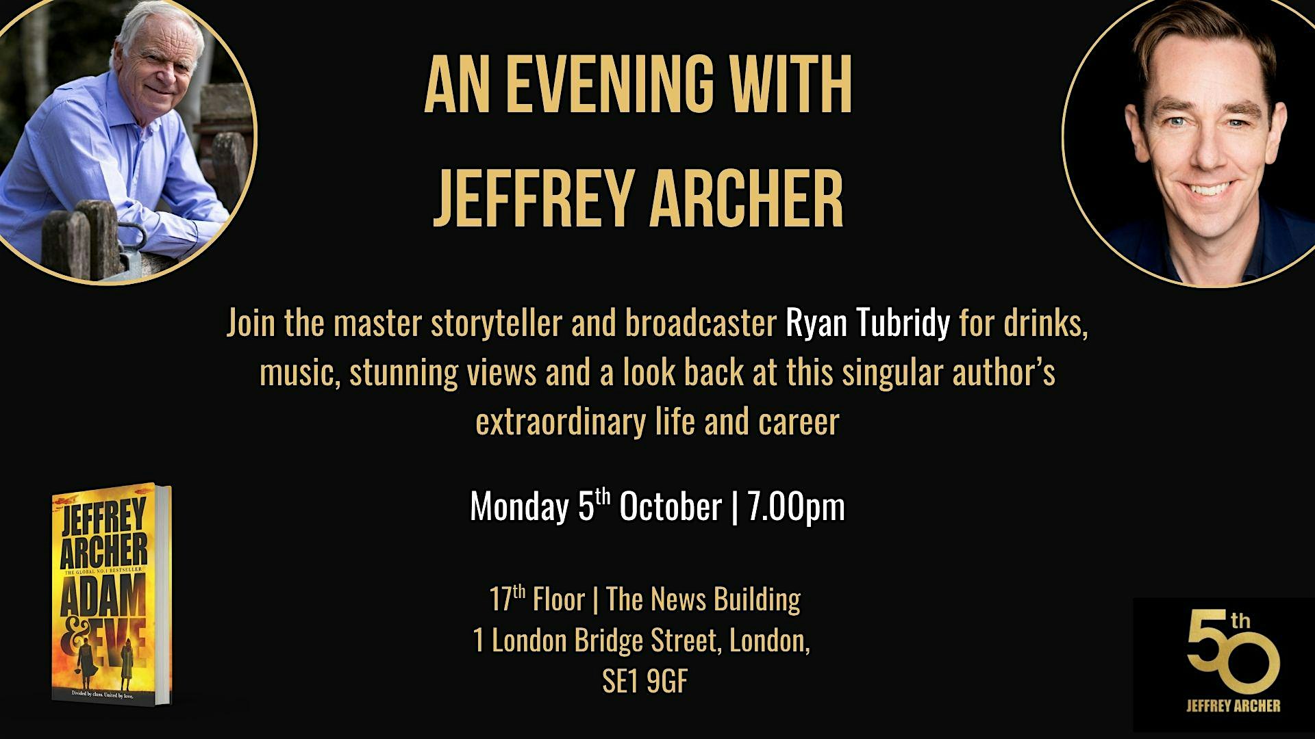 Jeffrey Archer In Conversation with Ryan Tubridy