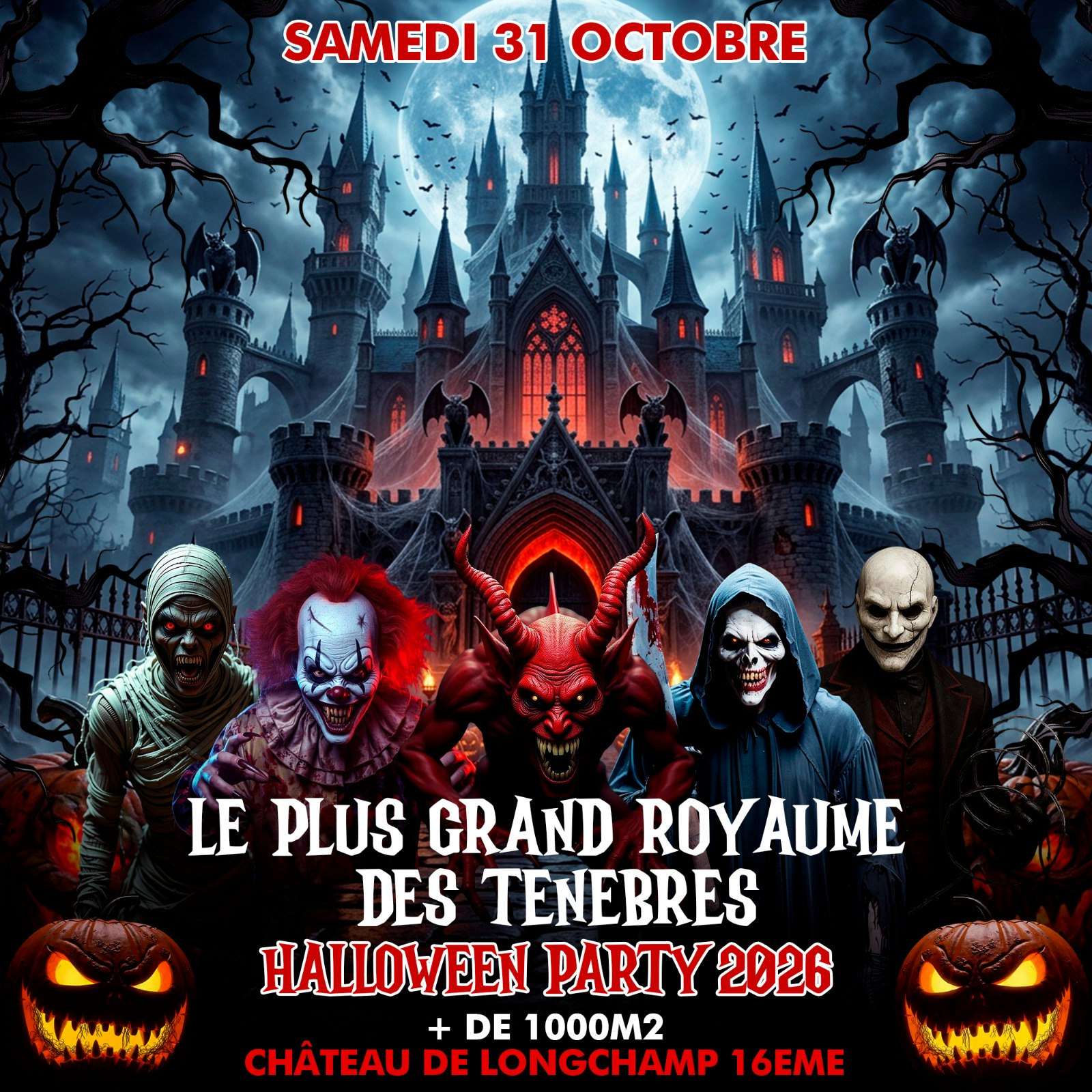 Chateau De Longchamp Royaume Tenebres Halloween