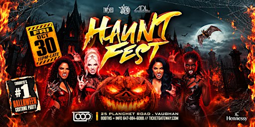 Haunt Fest | Fri Oct 30 | Torontos #1 Costume Party | Toop Lounge