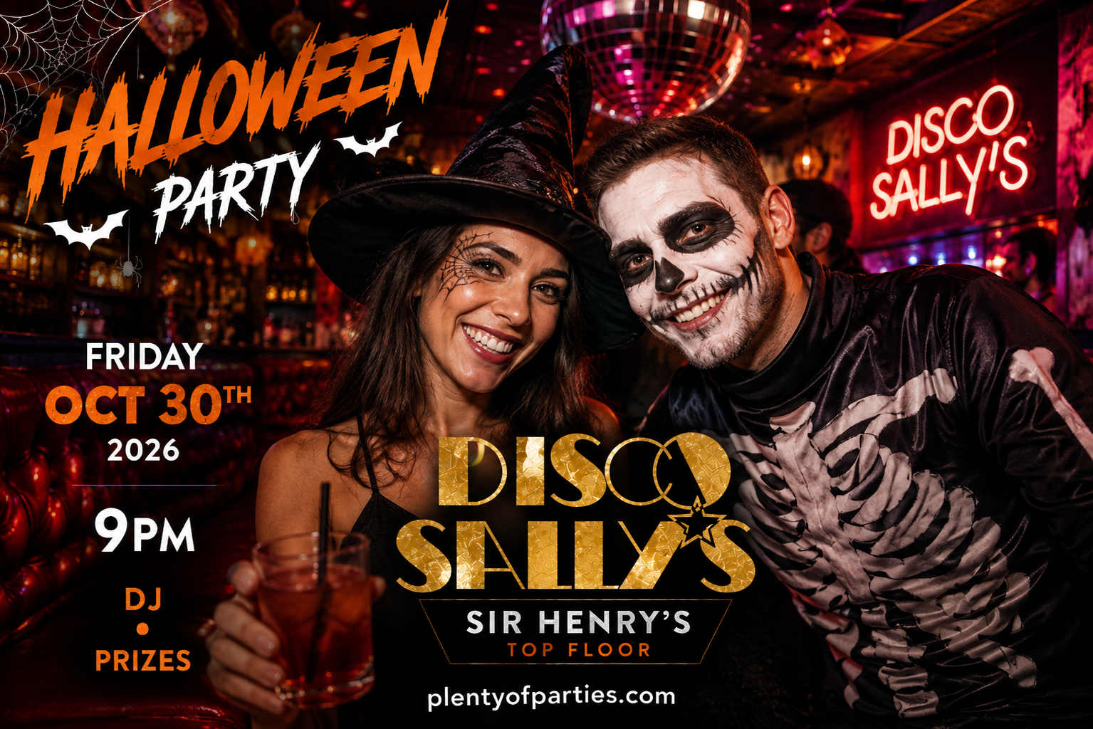 Friday Night Halloween Party @ Sir Henry's Disco Sallys