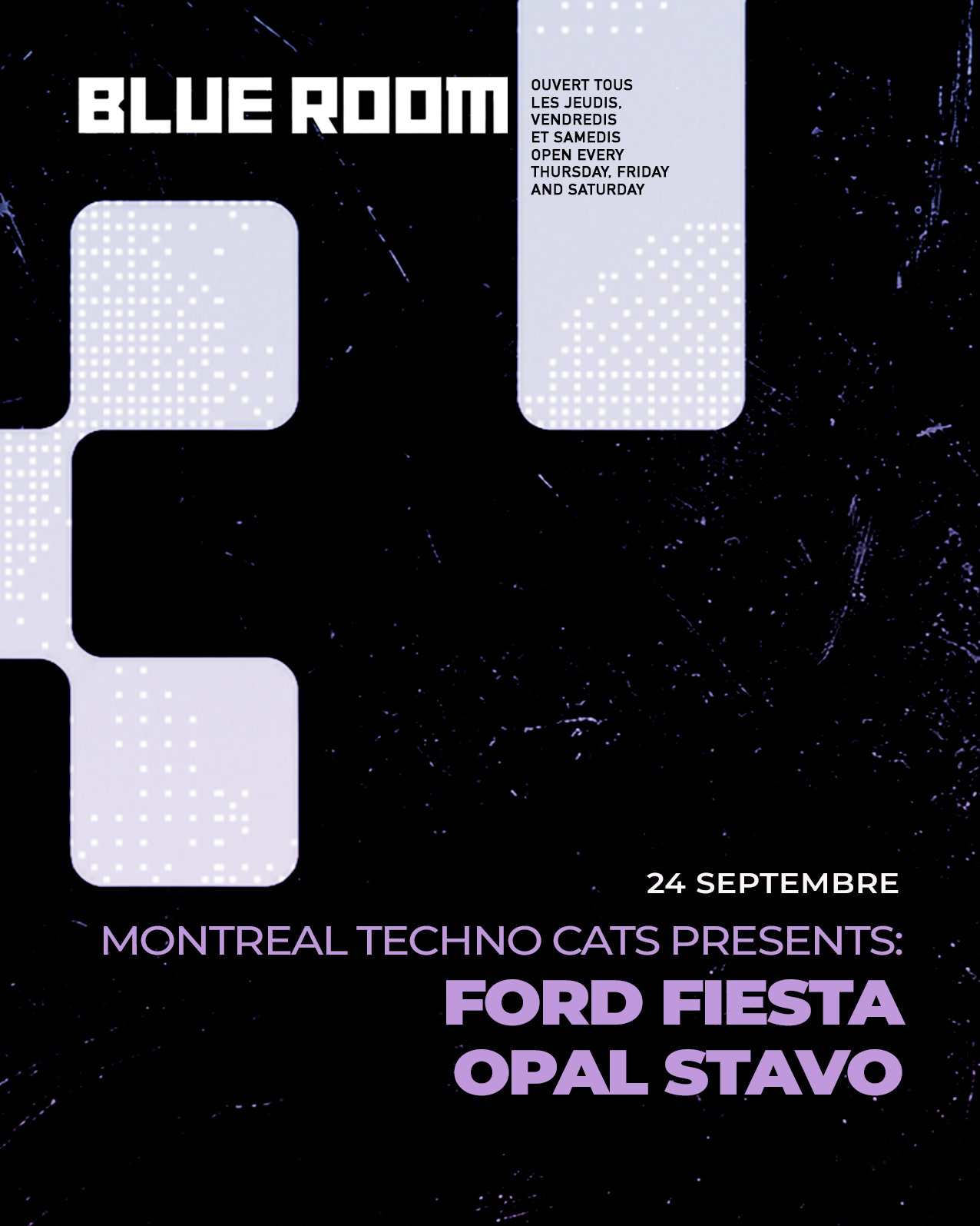 Montreal Techno Cats presents: Ford Fiesta & Opal Stavo