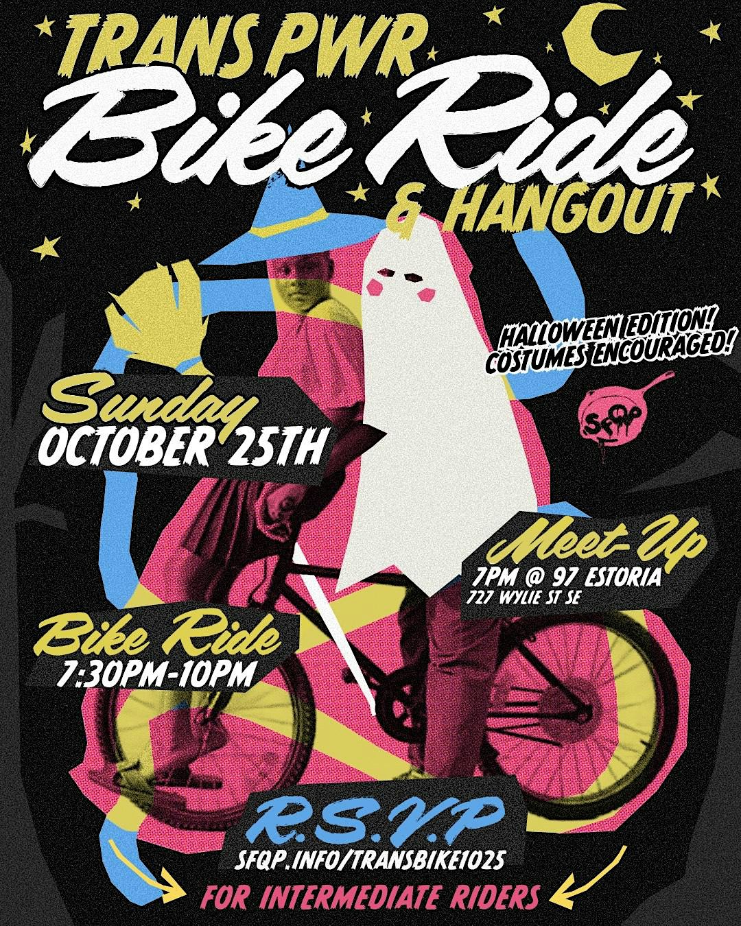 Trans Bike Ride & Hangout: Halloween Edition (Costumes Encouraged)