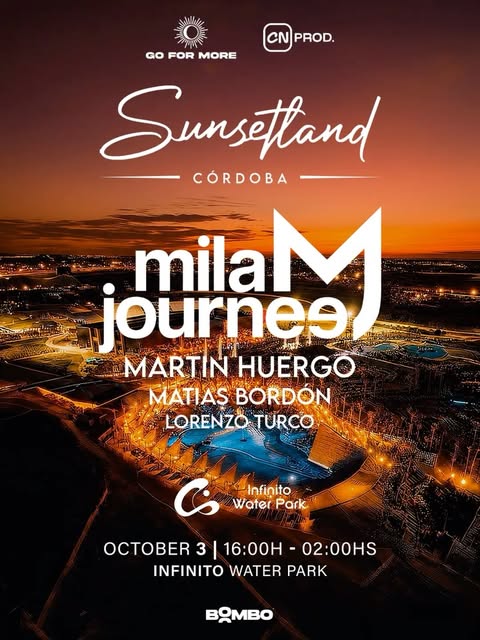 Mila Journée - Sunsetland Cordoba - ALLMusicParties
