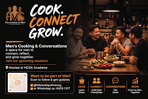 Fellowship of Men Singapore (FMS) Cooking Class & Conversation