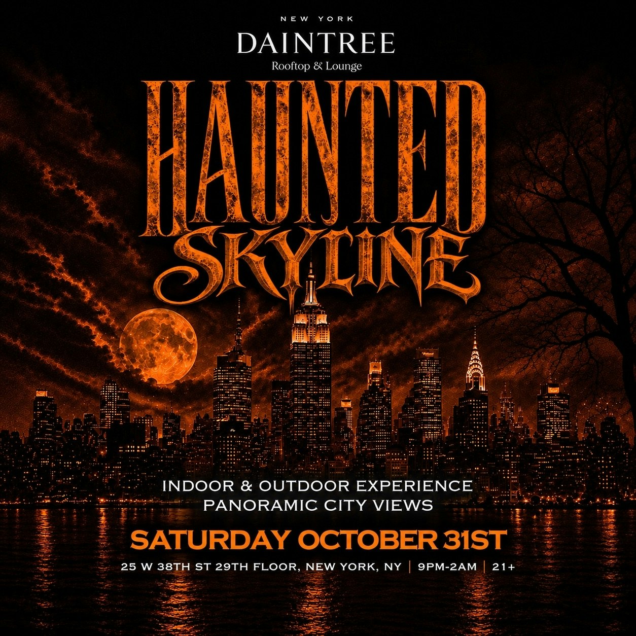 Haunted Skyline Halloween