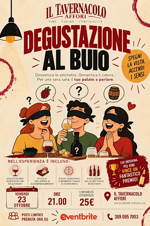 Degustazione al buio: mettiti alla prova!
