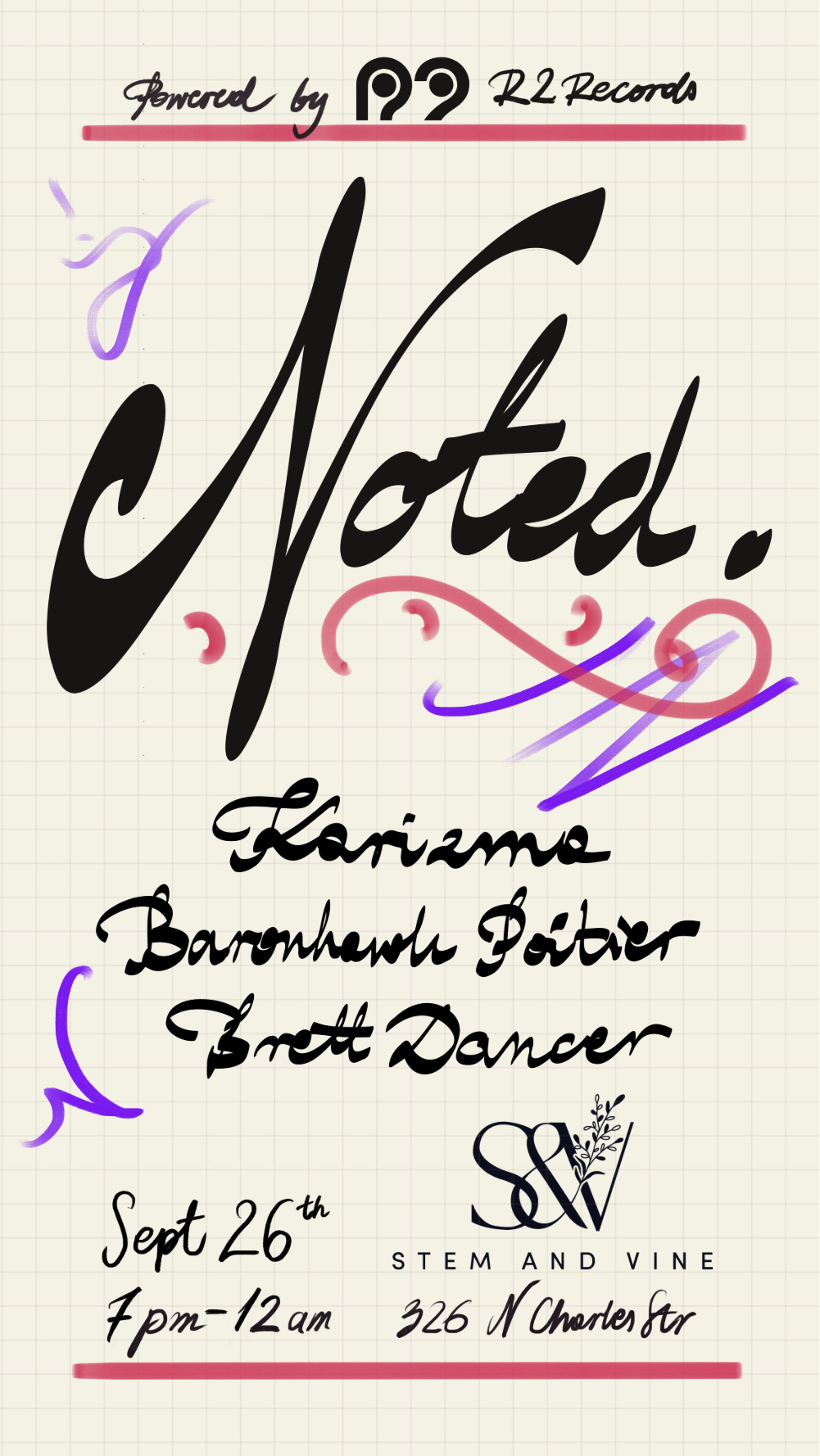 Noted feat. Karizma / Baron Hawk Poitier / Brett Dancer