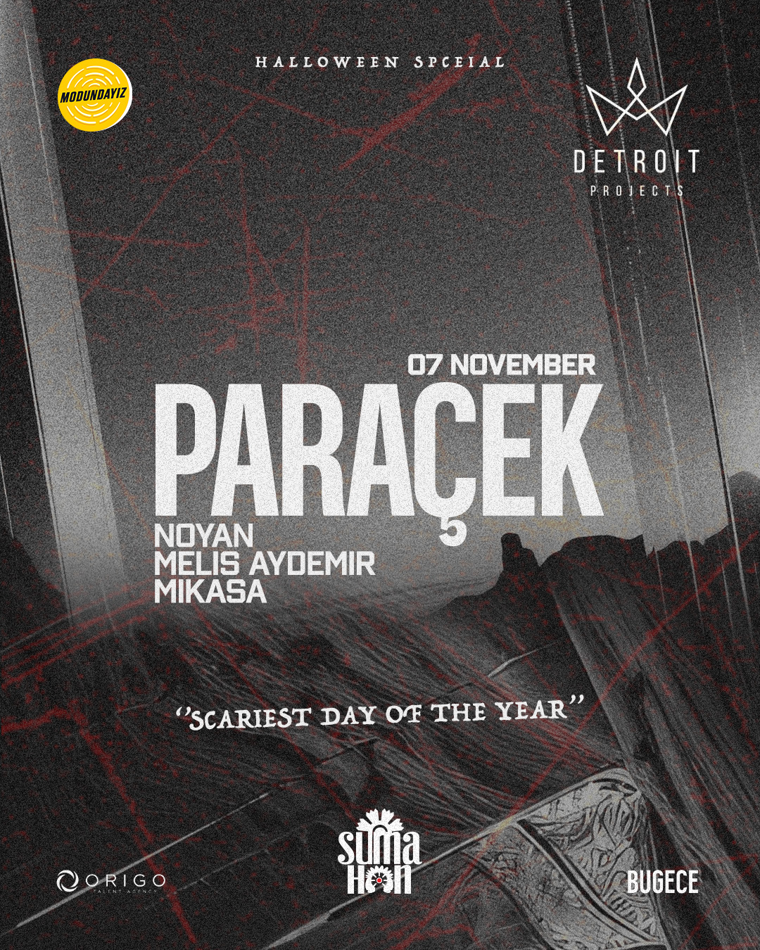 DETROIT PROJECTS PRESENTS: Paraçek HALLOWEEN