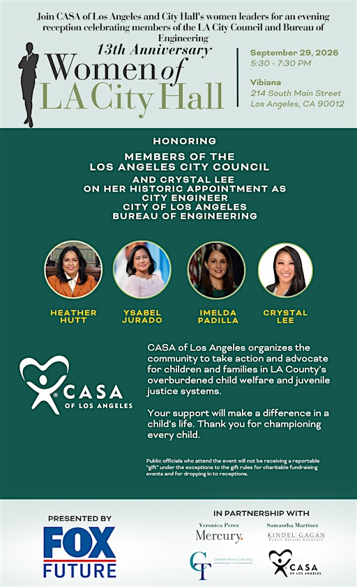 13th Annual Women of Los Angeles City Hall