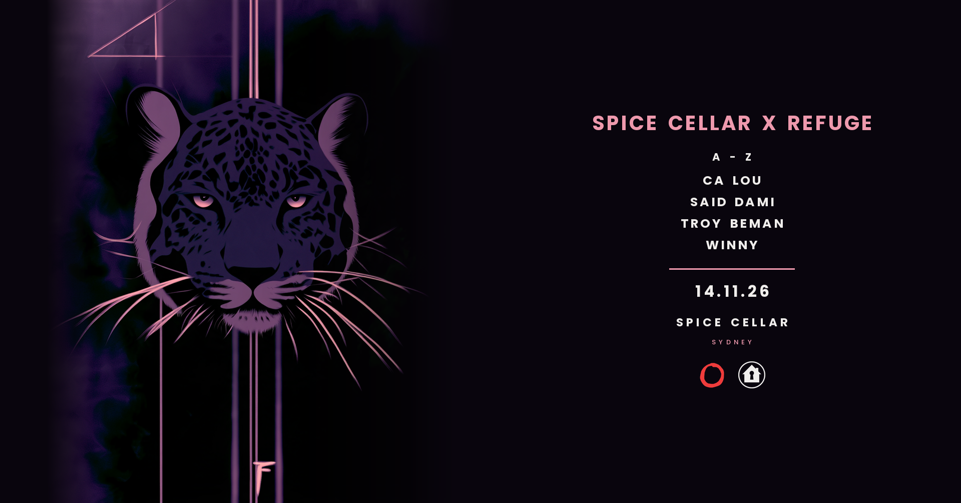 Spice & Refuge pres. CA LOU & Troy Beman