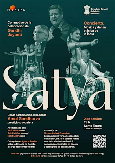 SATYA EL CONCIERTO DE MUSICA Y DANZA CLÁSICA DE LA INDIA