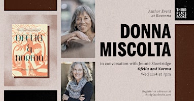Donna Miscolta with Jennie Shortridge — 'Ofelia and Norma'