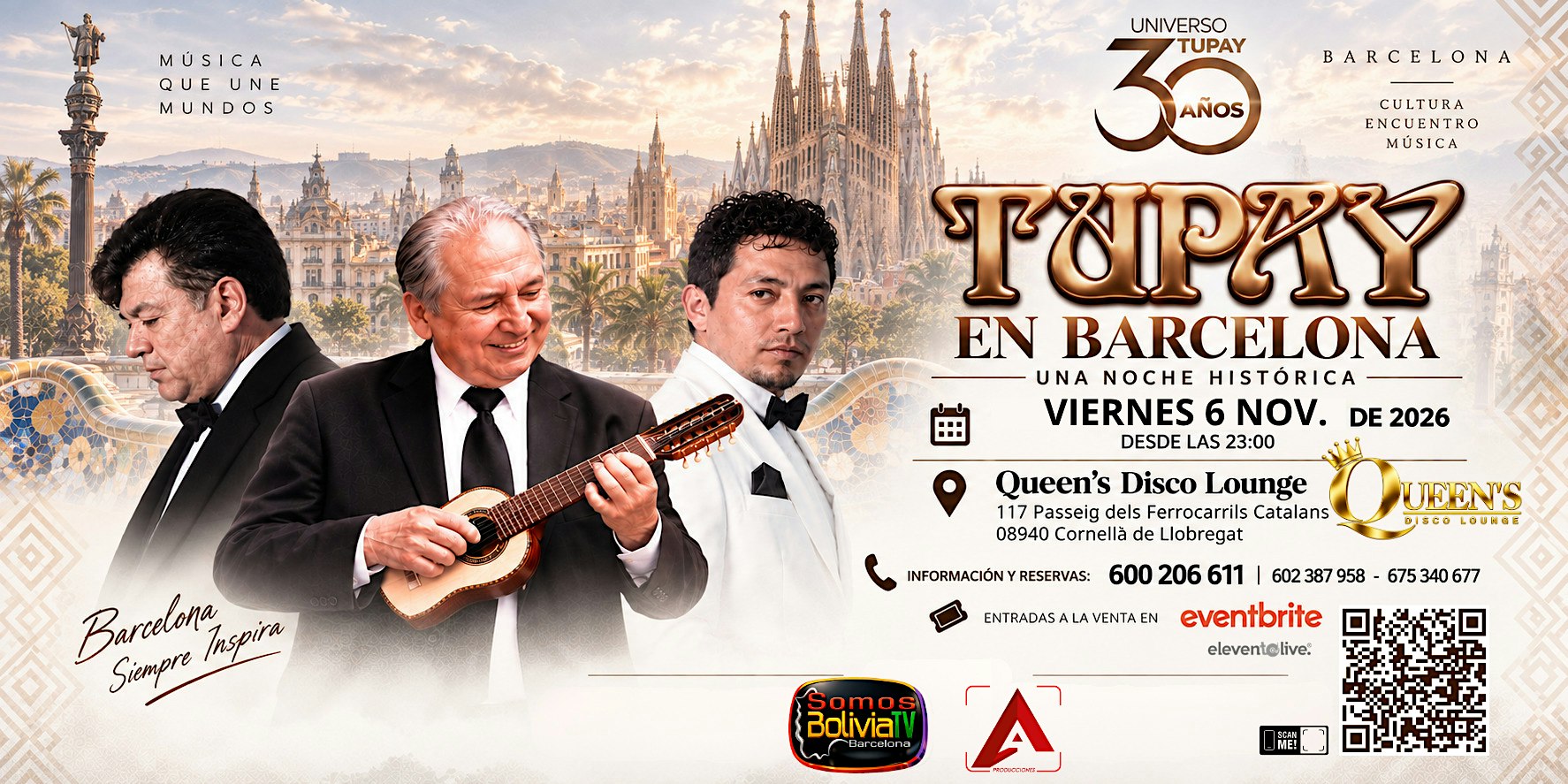 TUPAY EN BARCELONA - UNA NOCHE HISTÓRICA