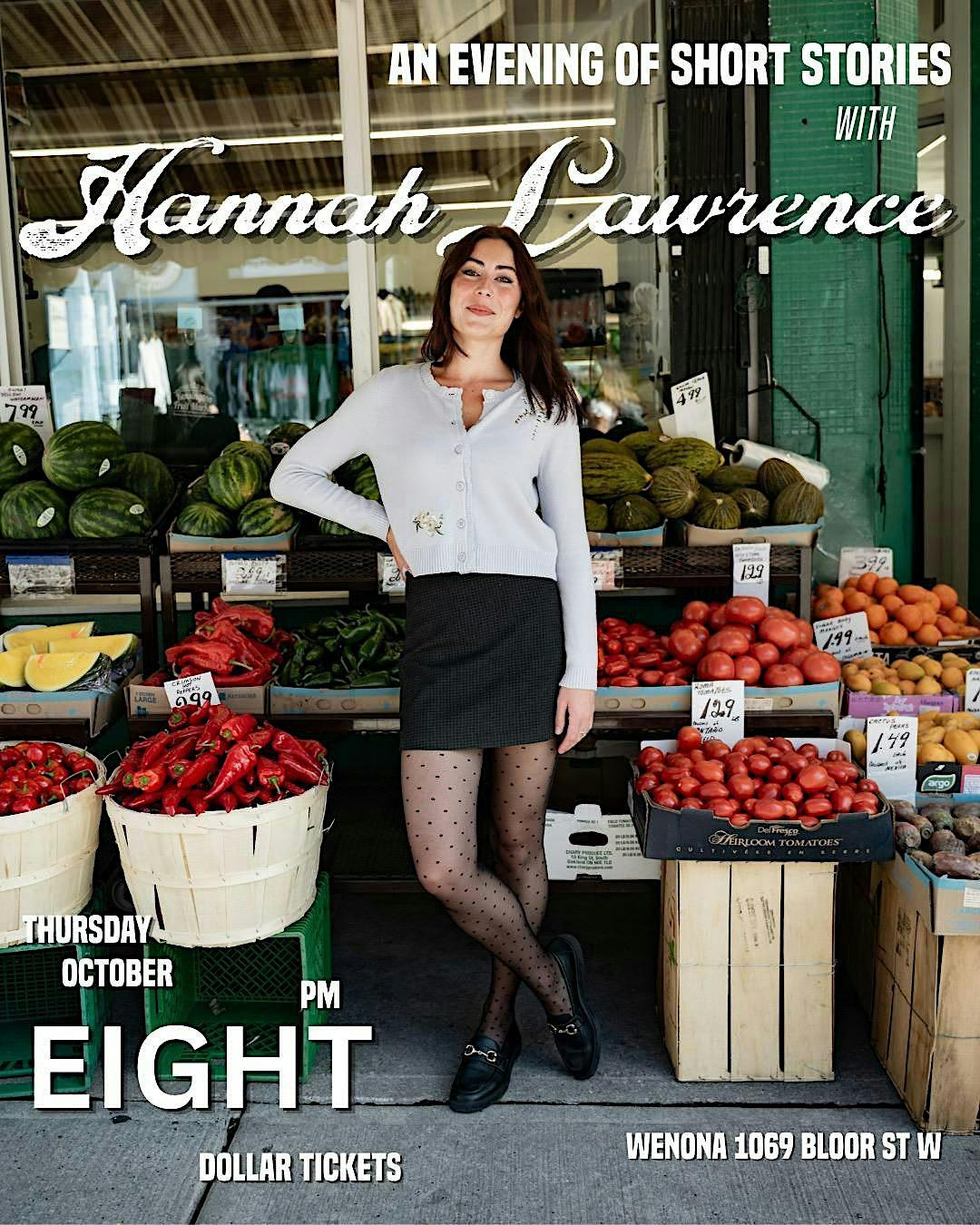 An Evening of Short Stories with Hannah Lawrence