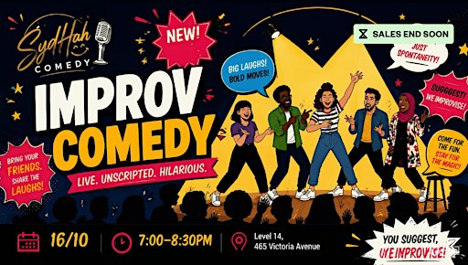 悉笑喜剧脱口秀Stand-Up Comedy｜即兴喜剧互动周末专场Improv Comedy