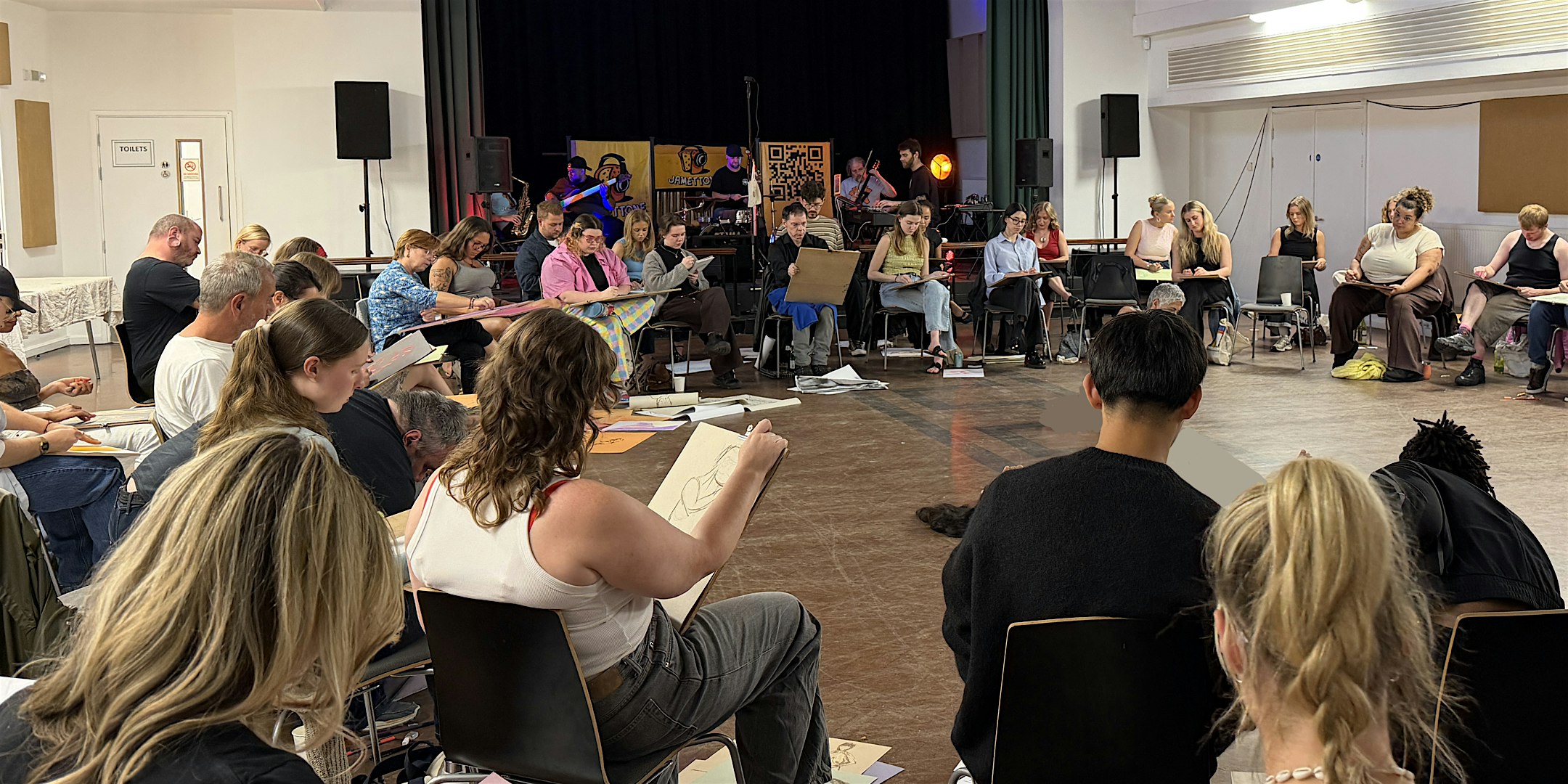 Life Drawing with HOP + Live Jazz | St.Michaels, Ancoats, Manchester