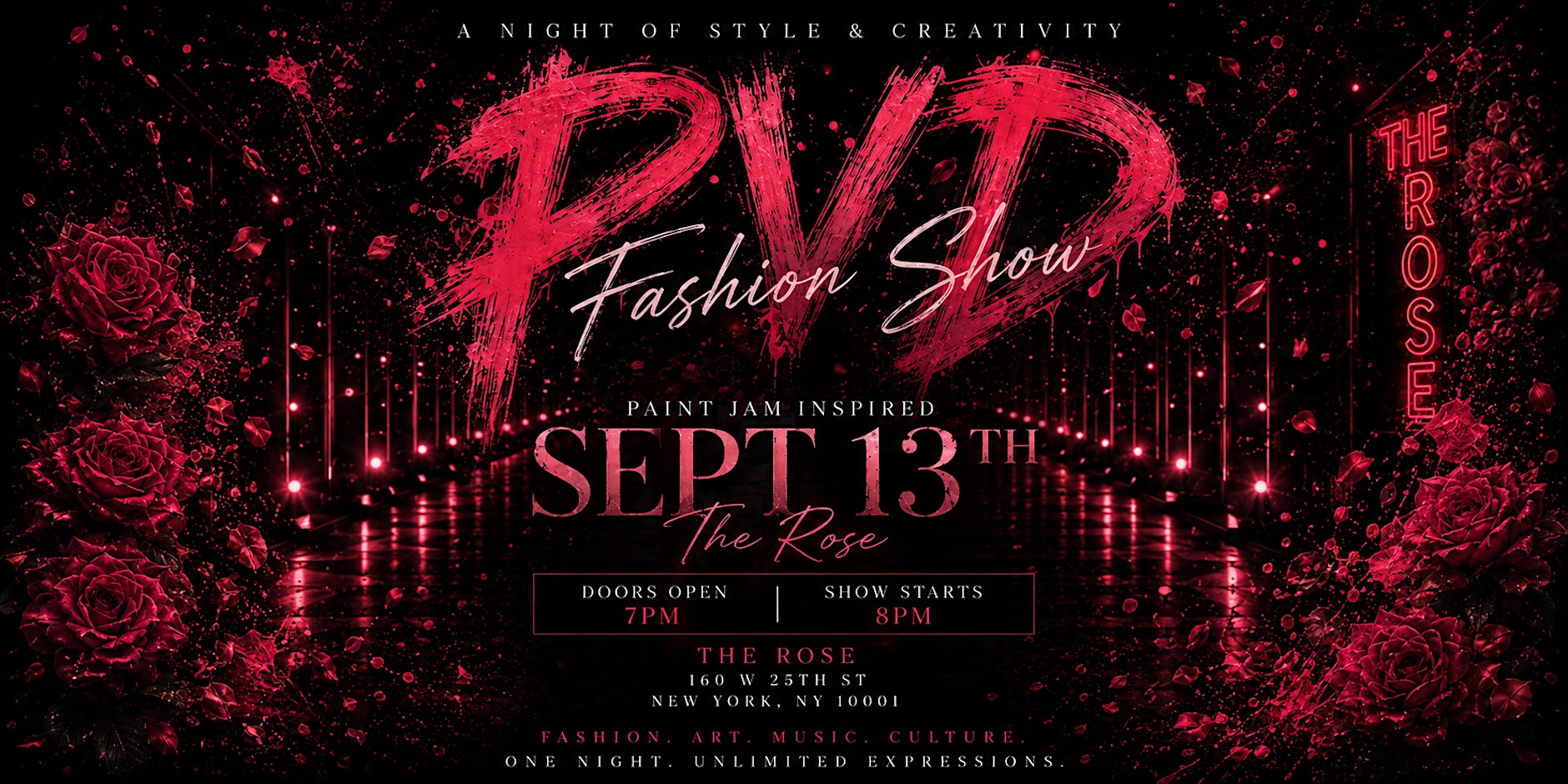 PVD Fashion Show
Pure Velvet Disorder
Paint Jam Inspired
