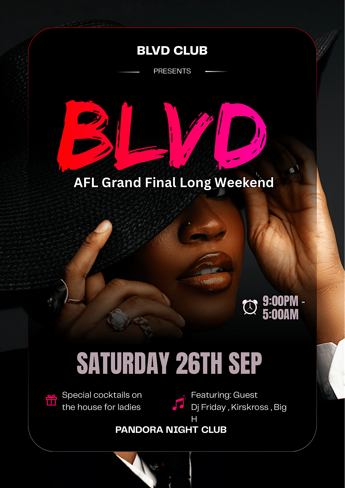 BLVD ' AFL GRAND FINAL LONG WEEKEND EDITION