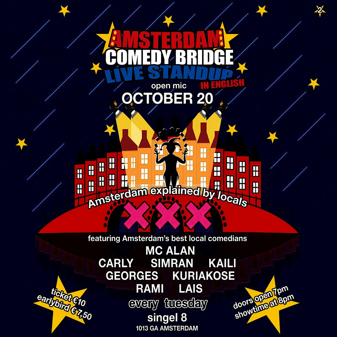 Comedy Bridge Open mic