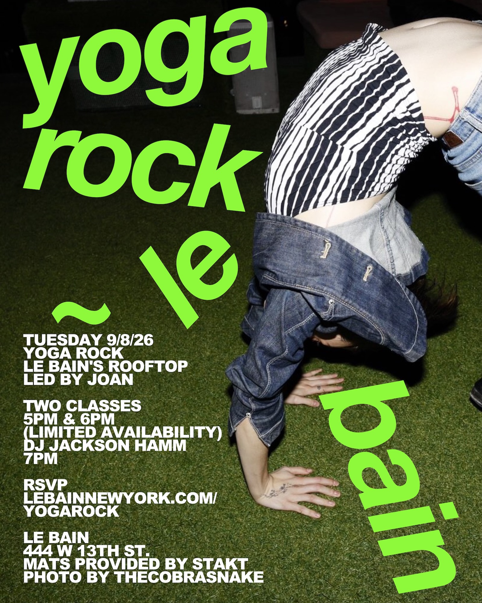 YOGA ROCK X Le Bain