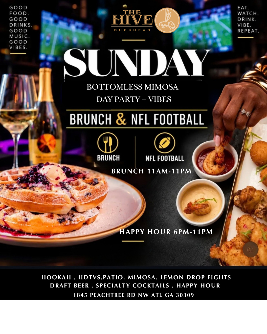 Sunday Bottomless Brunch And Day  Party And Sunday Football