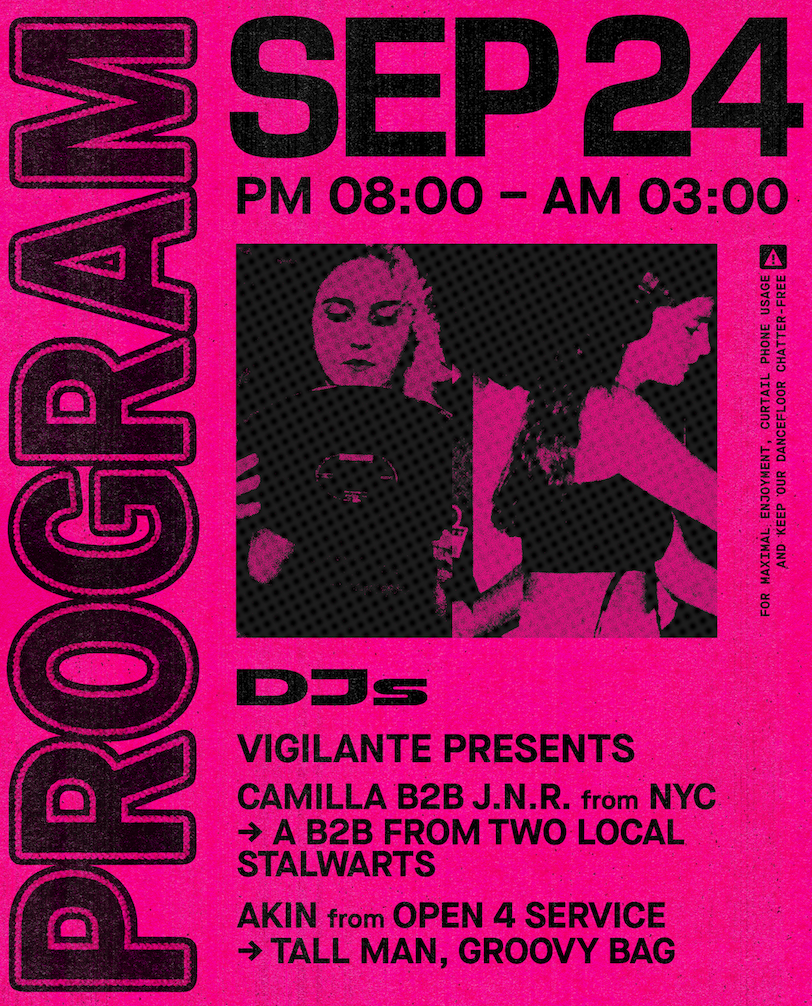 Vigilante presents: CAMILLA b2b J.N.R