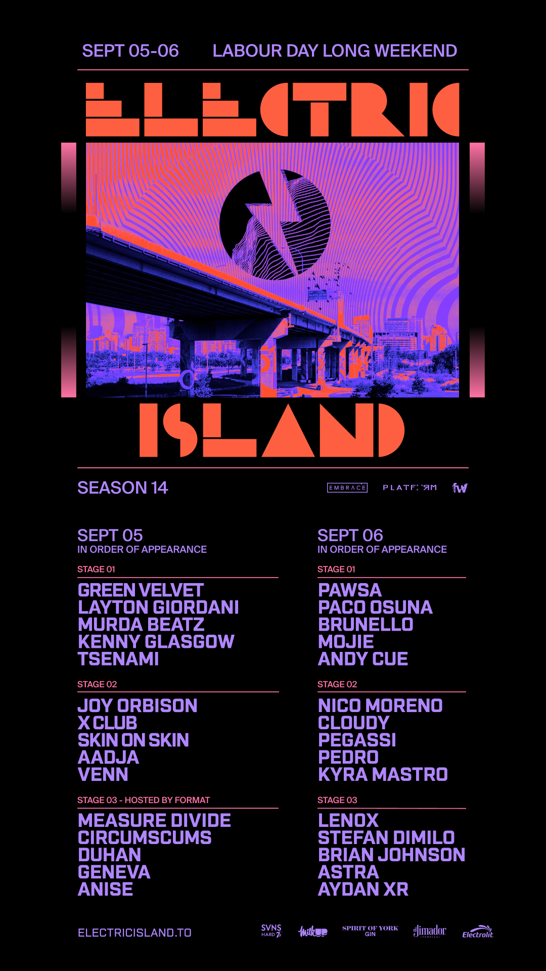 Electric Island - Sept 5 & 6 Season Finale Day 1