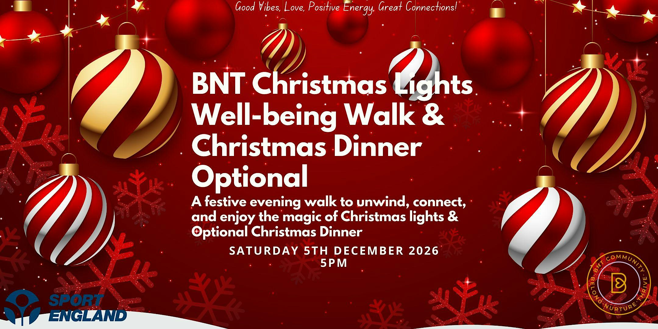 Christmas  Wellbeing Walk-CHRISTMAS LIGHTS + OPTIONAL CHRISTMAS MEAL