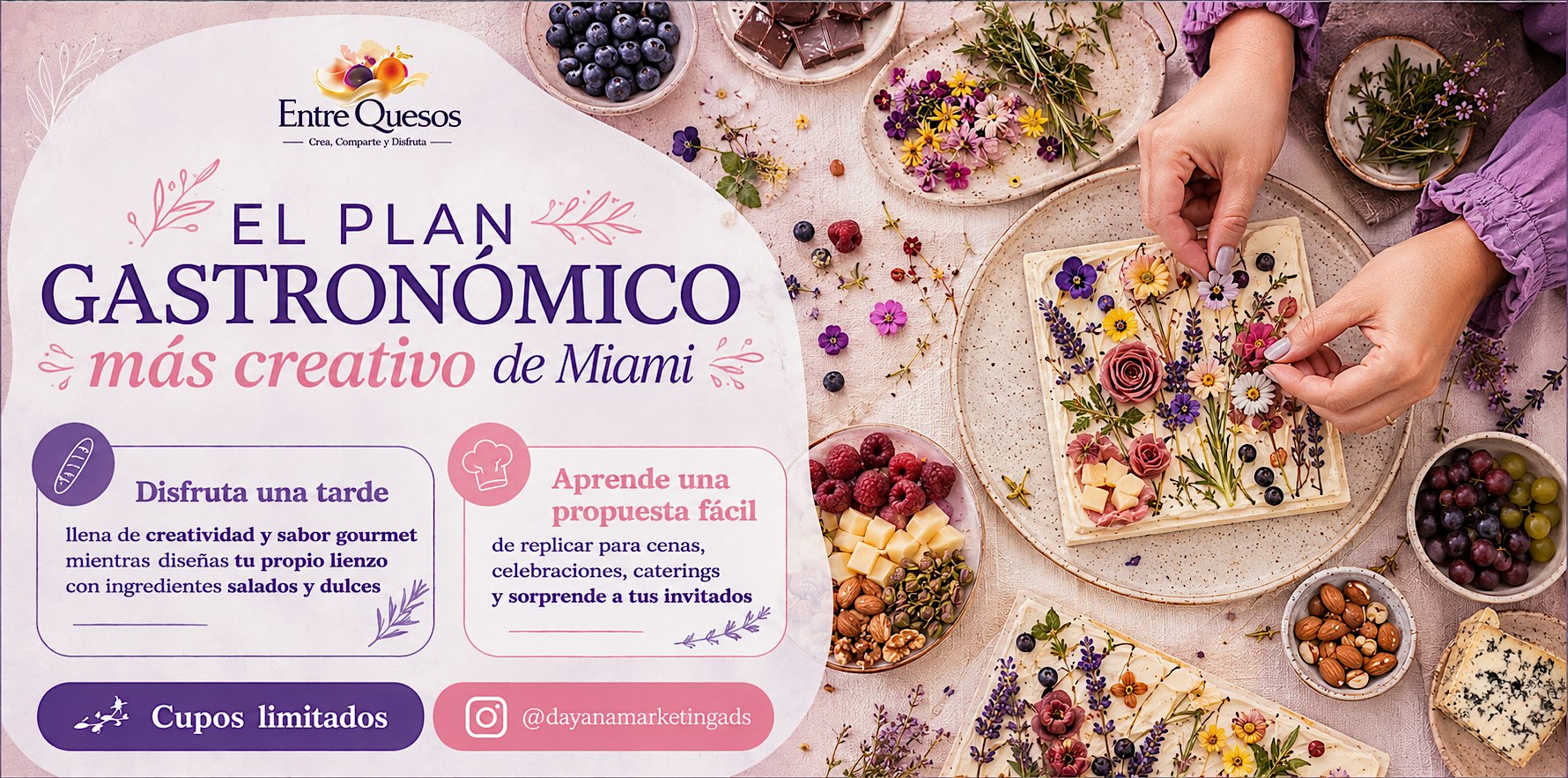 Canvas Comestible – Entre Quesos / Charcuterie Workshop Miami